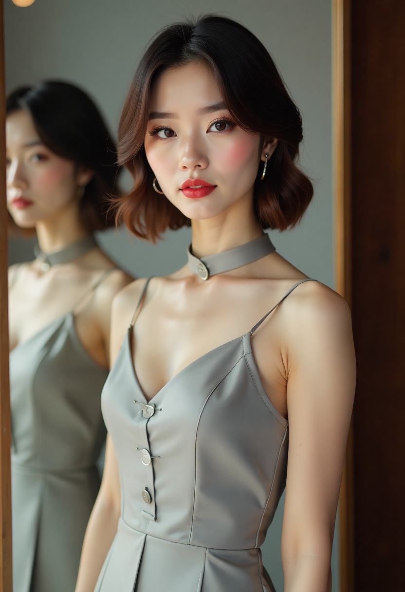 两种清晰度并排的屏幕